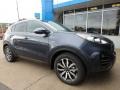 Pacific Blue - Sportage EX AWD Photo No. 9