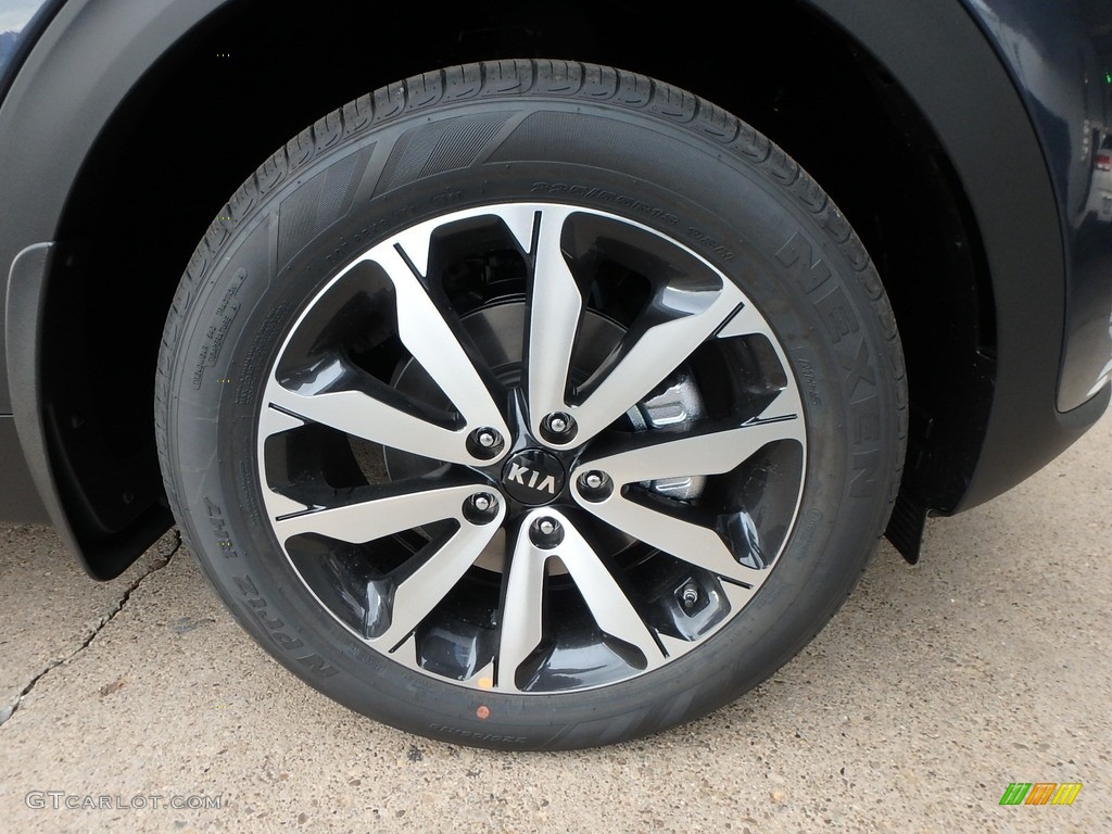 2019 Sportage EX AWD - Pacific Blue / Black photo #10