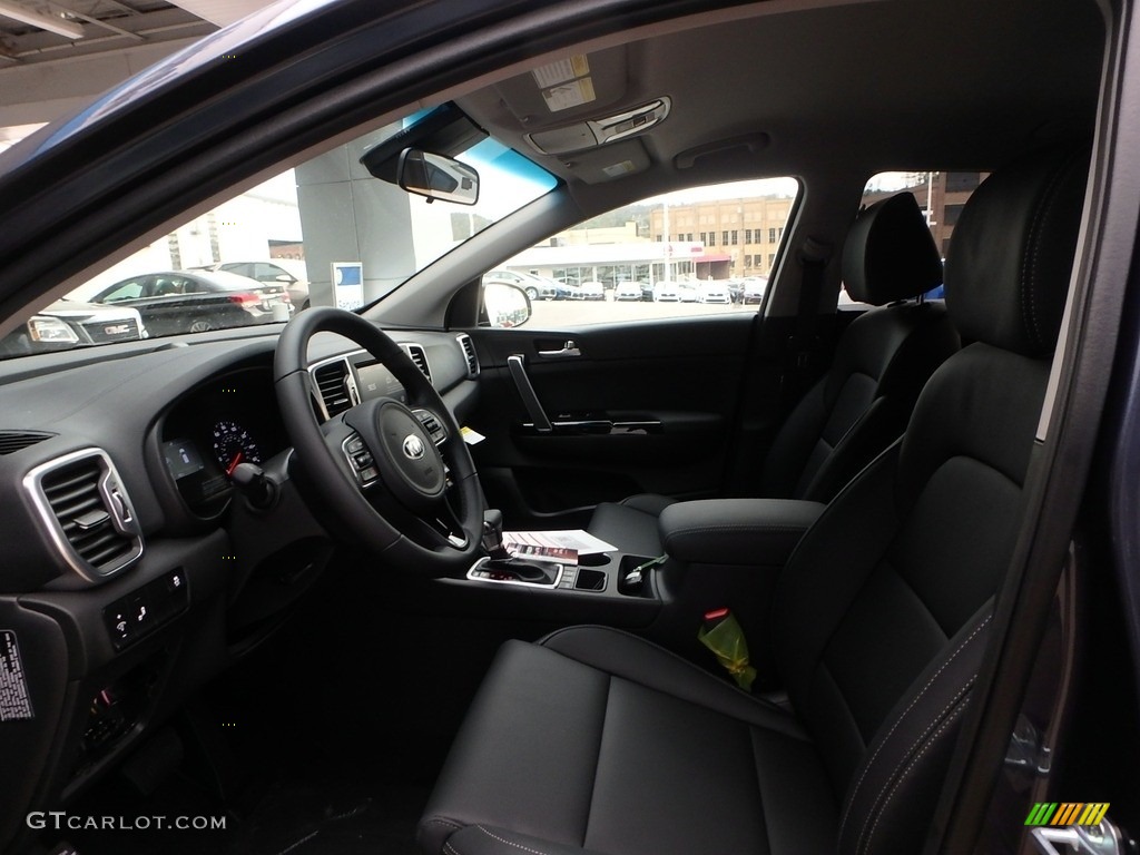 2019 Sportage EX AWD - Pacific Blue / Black photo #11