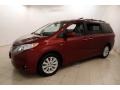 2016 Salsa Red Pearl Toyota Sienna XLE Premium AWD  photo #3