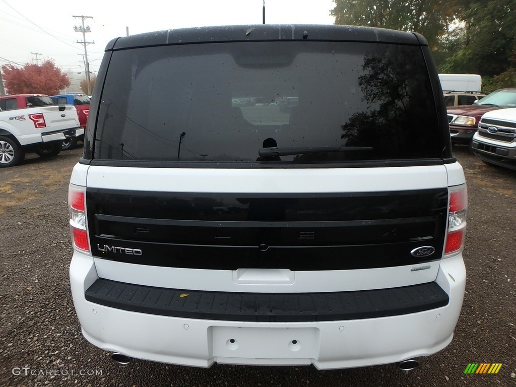 2019 Flex Limited AWD - Oxford White / Dark Earth Gray/Light Earth Gray photo #4