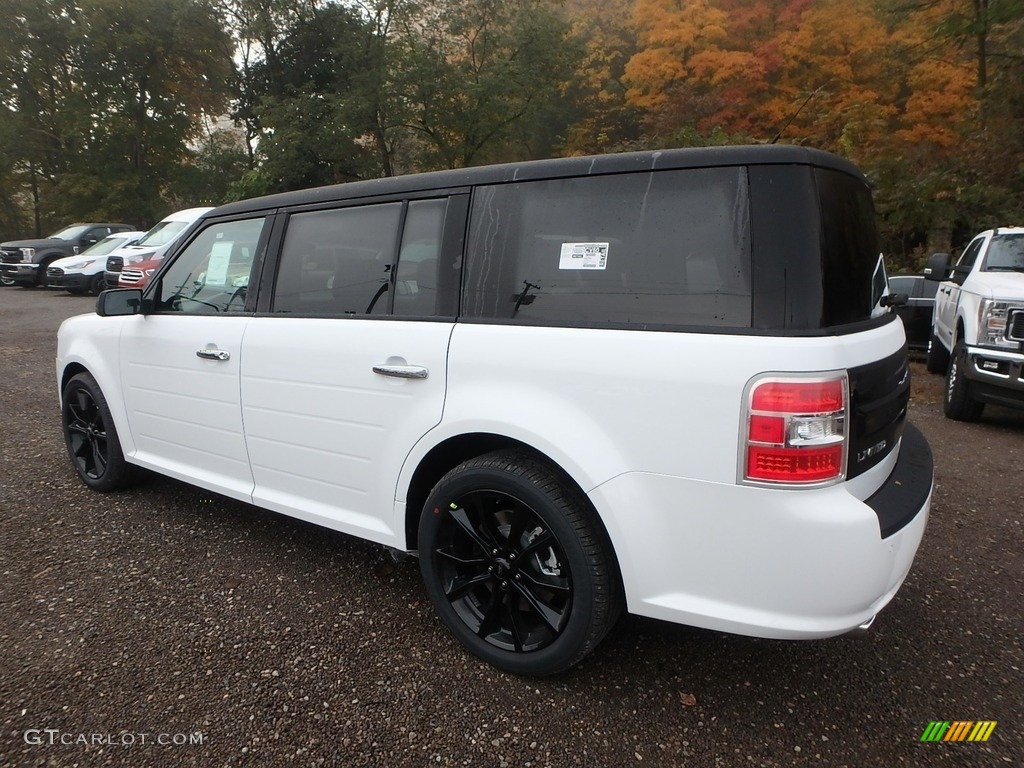 2019 Flex Limited AWD - Oxford White / Dark Earth Gray/Light Earth Gray photo #5