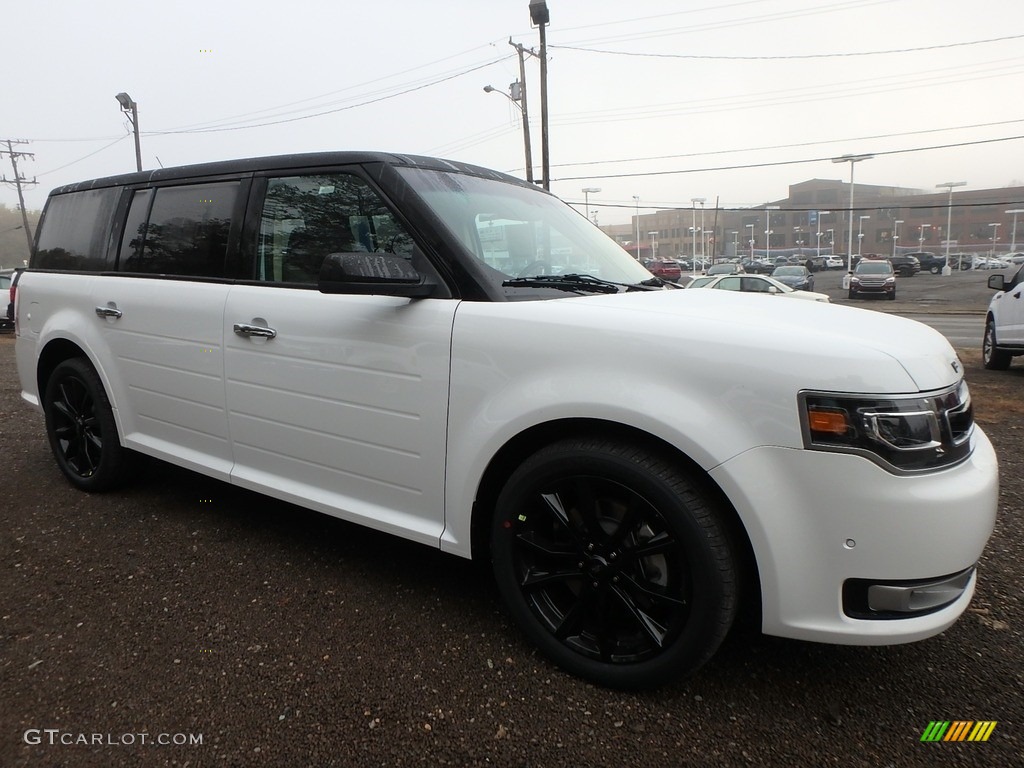 2019 Flex Limited AWD - Oxford White / Dark Earth Gray/Light Earth Gray photo #9