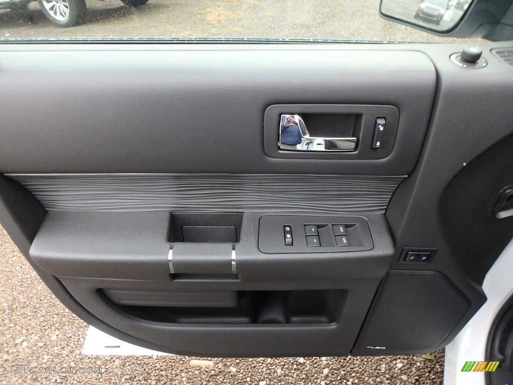 2019 Ford Flex Limited AWD Dark Earth Gray/Light Earth Gray Door Panel Photo #130222327