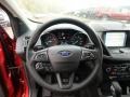 Chromite Gray/Charcoal Black Steering Wheel Photo for 2019 Ford Escape #130222975
