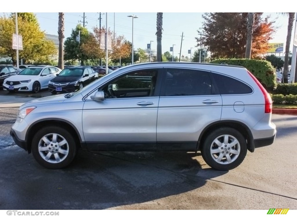 2009 CR-V EX-L - Alabaster Silver Metallic / Gray photo #4