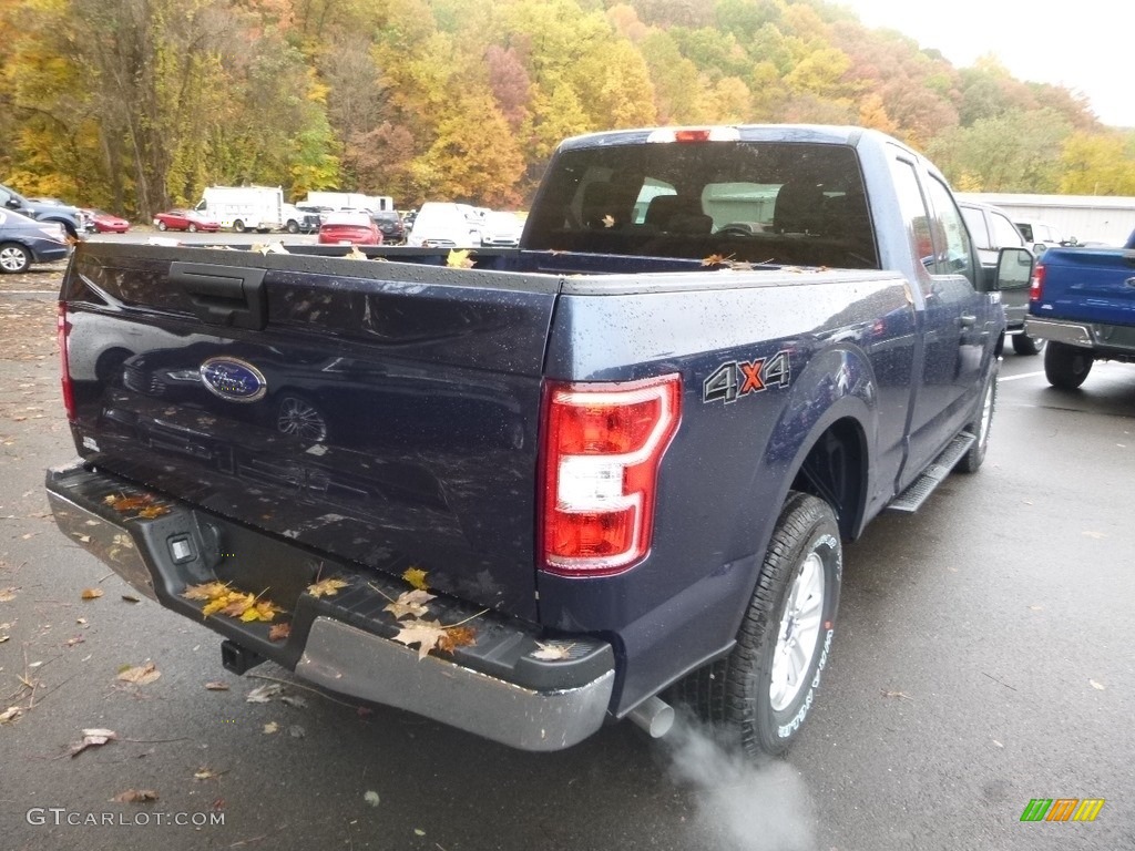 2018 F150 XLT SuperCab 4x4 - Blue Jeans / Earth Gray photo #2