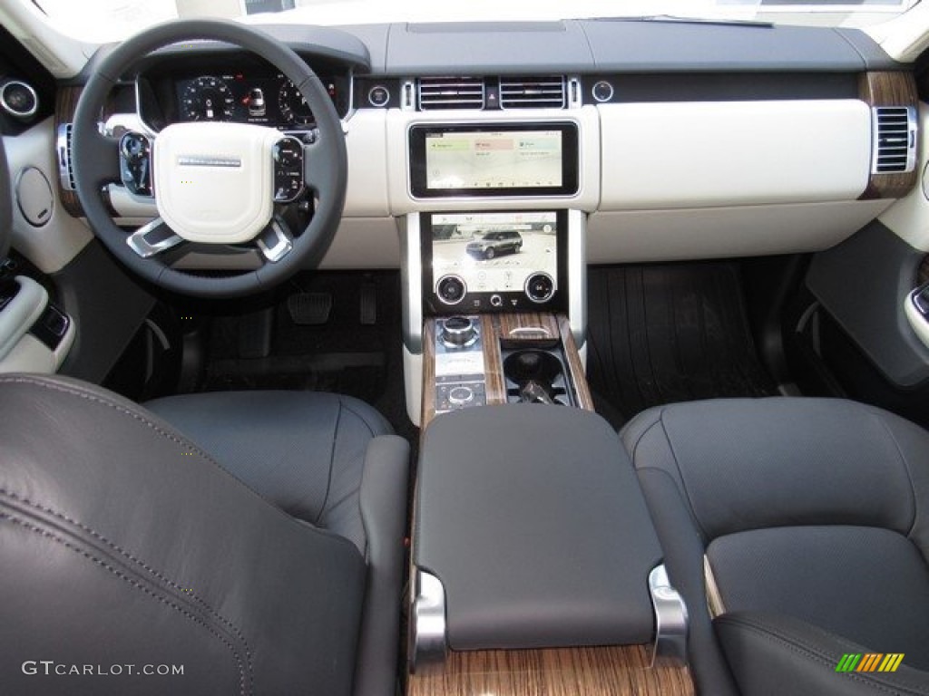 2019 Land Rover Range Rover HSE Ebony/Ivory Dashboard Photo #130225975