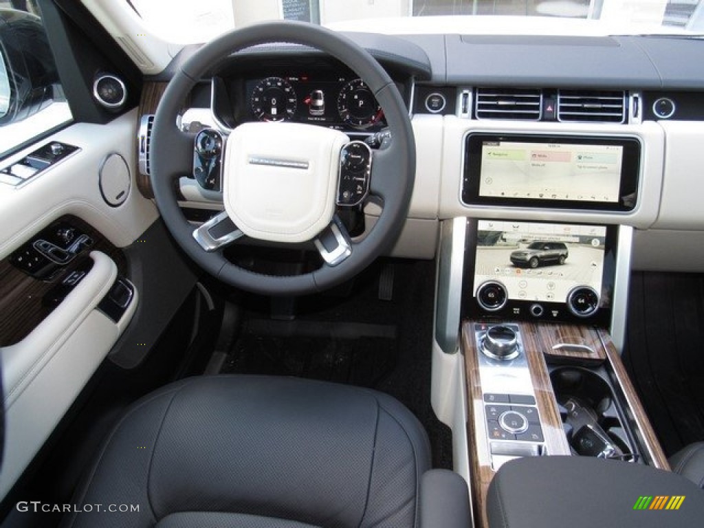2019 Land Rover Range Rover HSE Ebony/Ivory Dashboard Photo #130226172