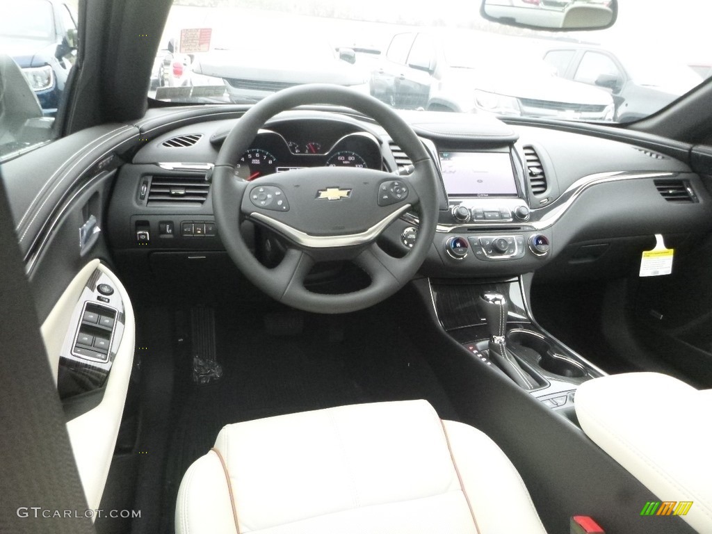 2019 Chevrolet Impala Premier Jet Black/­Light Wheat Dashboard Photo #130226413
