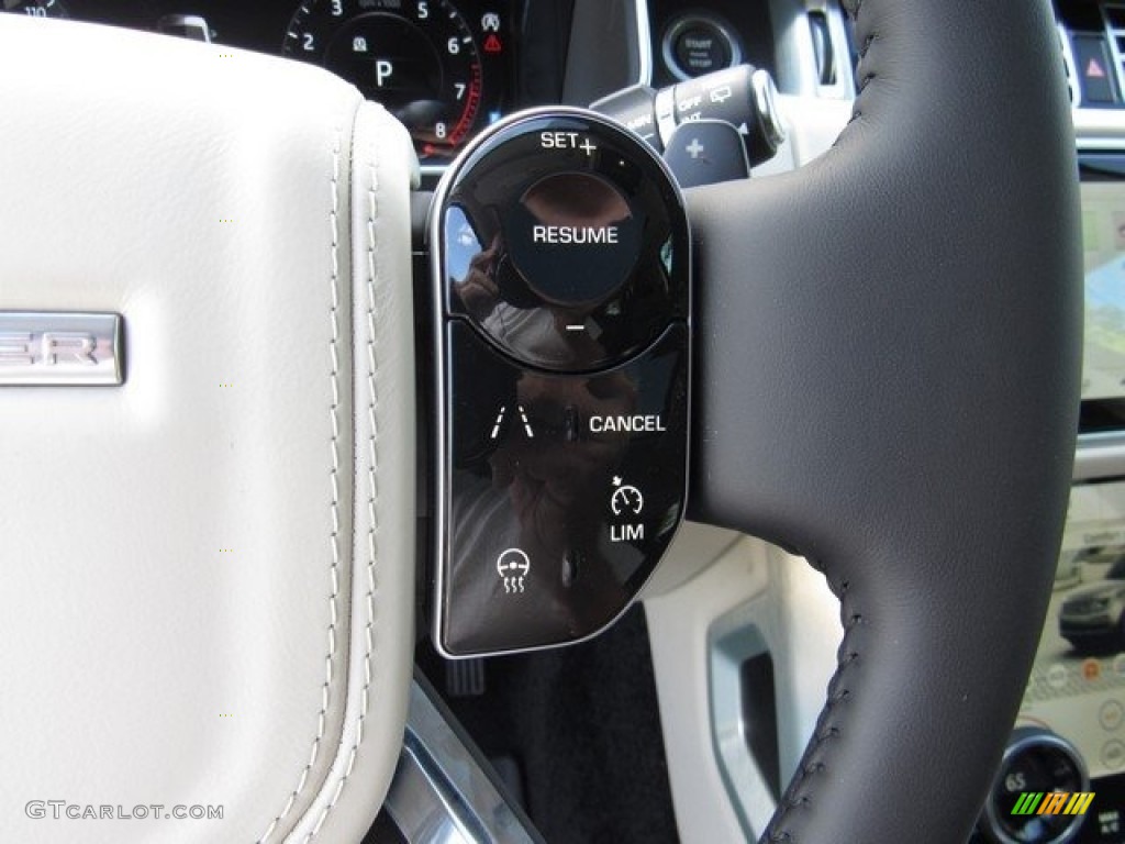2019 Land Rover Range Rover HSE Ebony/Ivory Steering Wheel Photo #130226479