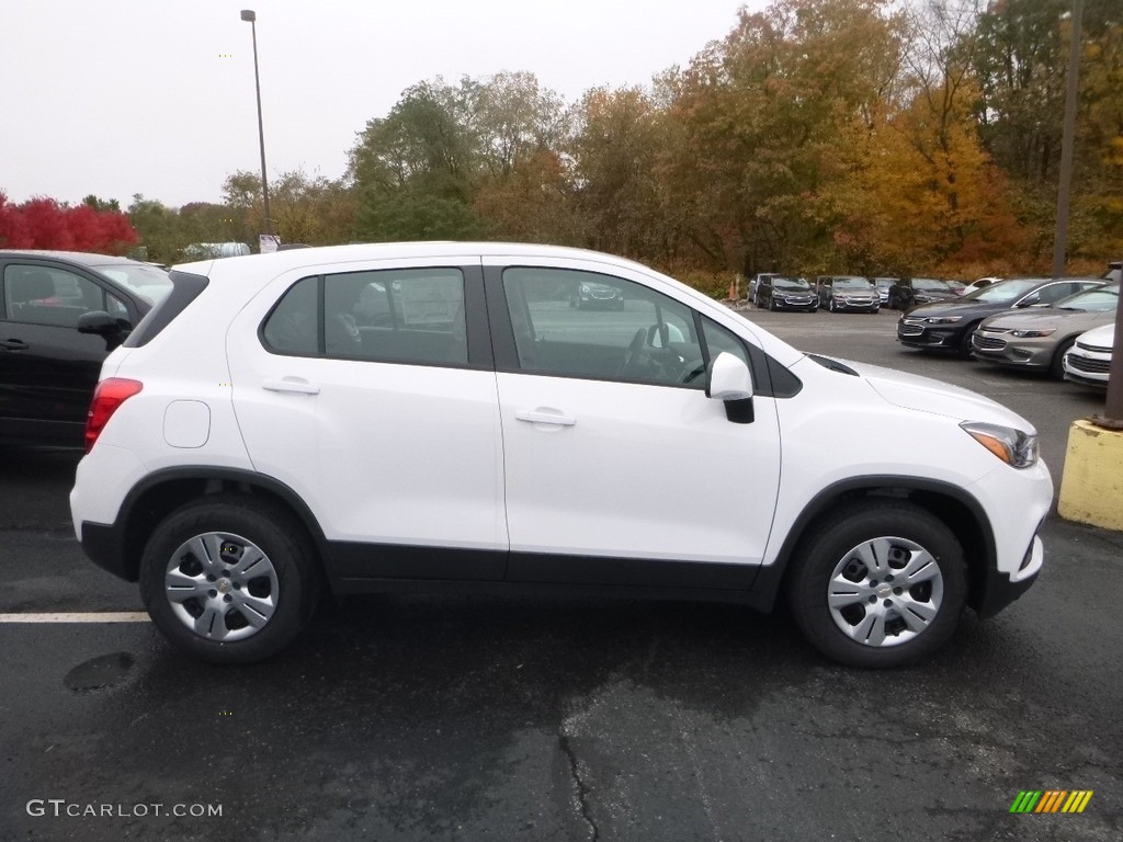Summit White 2019 Chevrolet Trax LS Exterior Photo #130226695