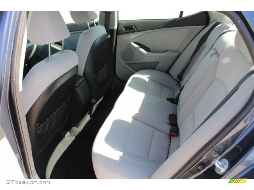 2015 Optima LX - Smokey Blue Metallic / Gray photo #13