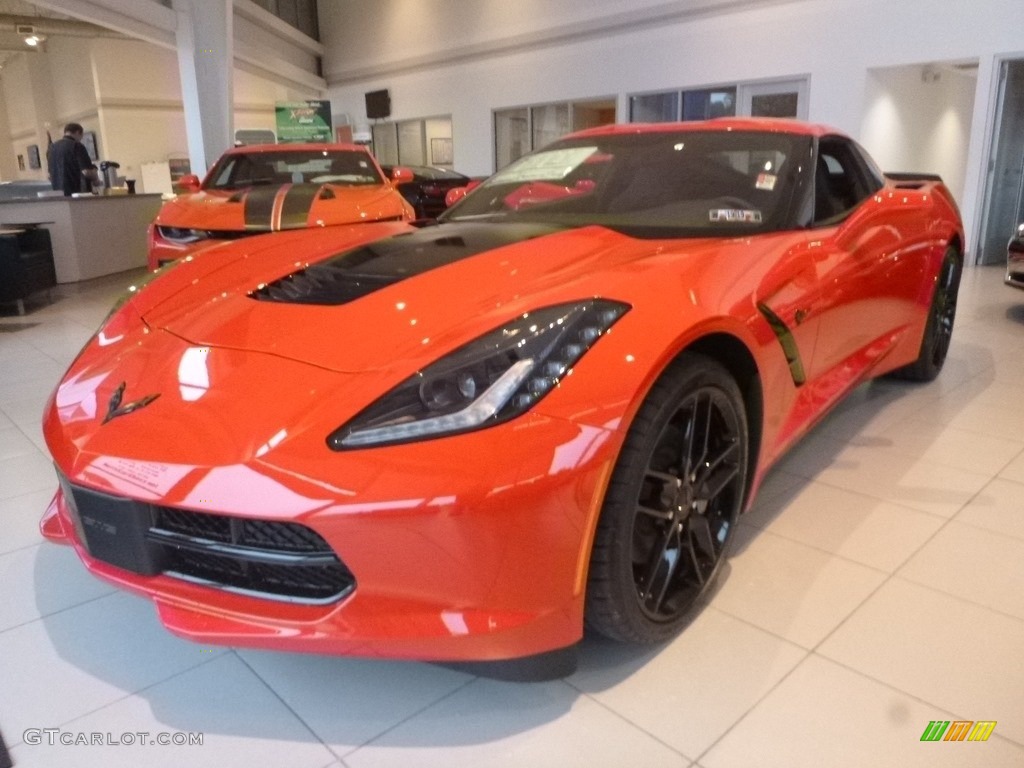 2019 Corvette Stingray Coupe - Torch Red / Black photo #2