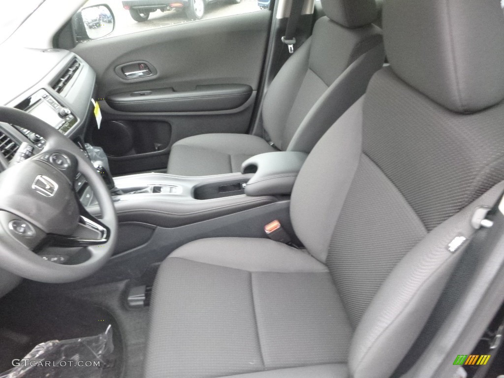 Black Interior 2019 Honda HR-V LX AWD Photo #130228633