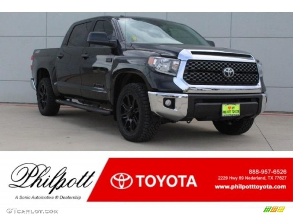 2019 Tundra TSS Off Road CrewMax - Midnight Black Metallic / Graphite photo #1