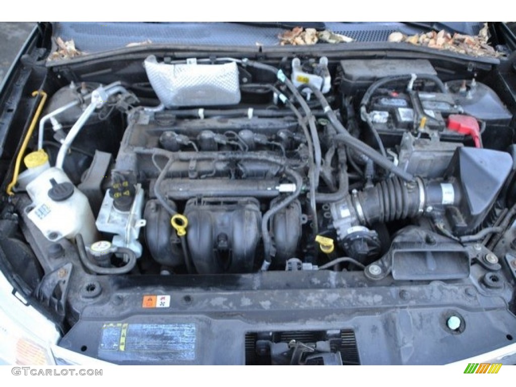 2011 Focus SE Sedan - Ebony Black / Charcoal Black photo #9