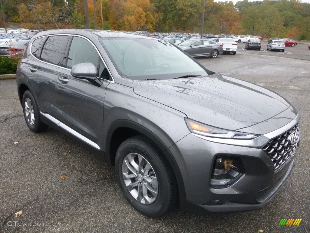 Machine Gray 2019 Hyundai Santa Fe SEL AWD Exterior Photo #130232887