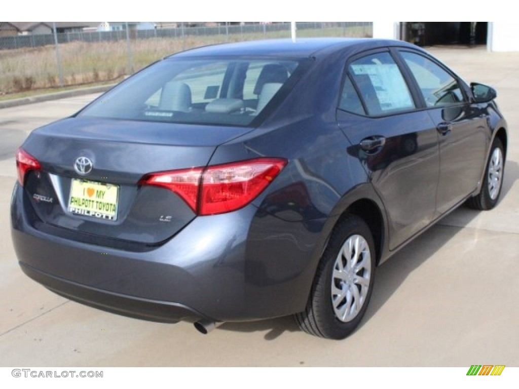 2019 Corolla LE - Slate Metallic / Ash/Dark Gray photo #8