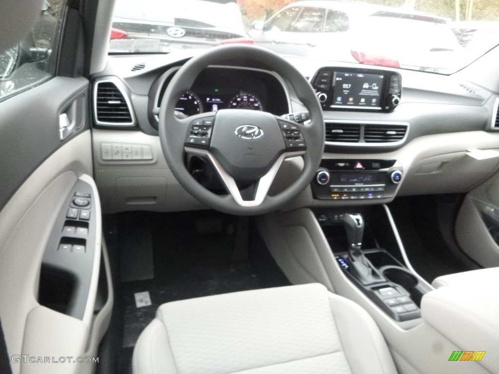 Gray Interior 2019 Hyundai Tucson Sport AWD Photo #130233394