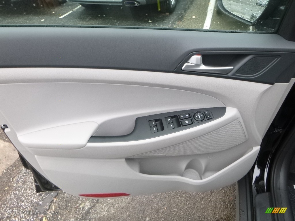 2019 Hyundai Tucson Sport AWD Gray Door Panel Photo #130233421
