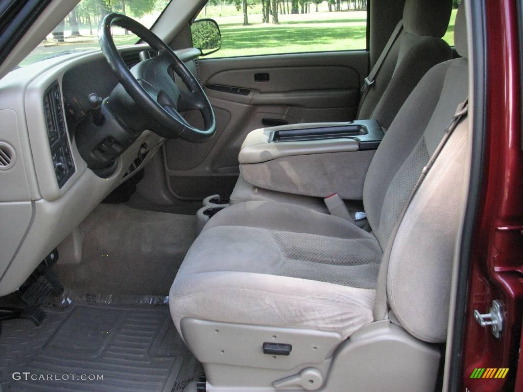 2005 Silverado 1500 LT Crew Cab 4x4 - Sport Red Metallic / Tan photo #12