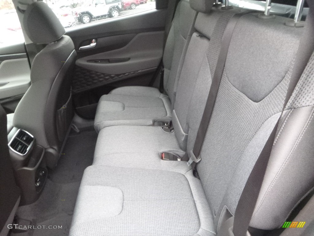 Black Interior 2019 Hyundai Santa Fe SE AWD Photo #130234141