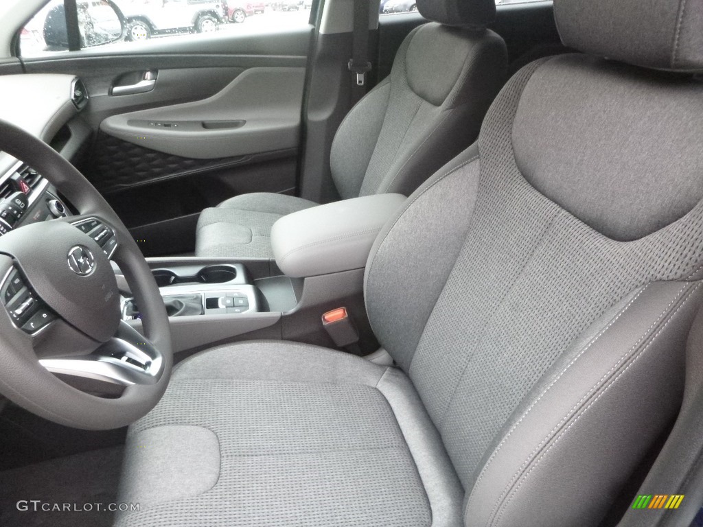 Black Interior 2019 Hyundai Santa Fe SE AWD Photo #130234210