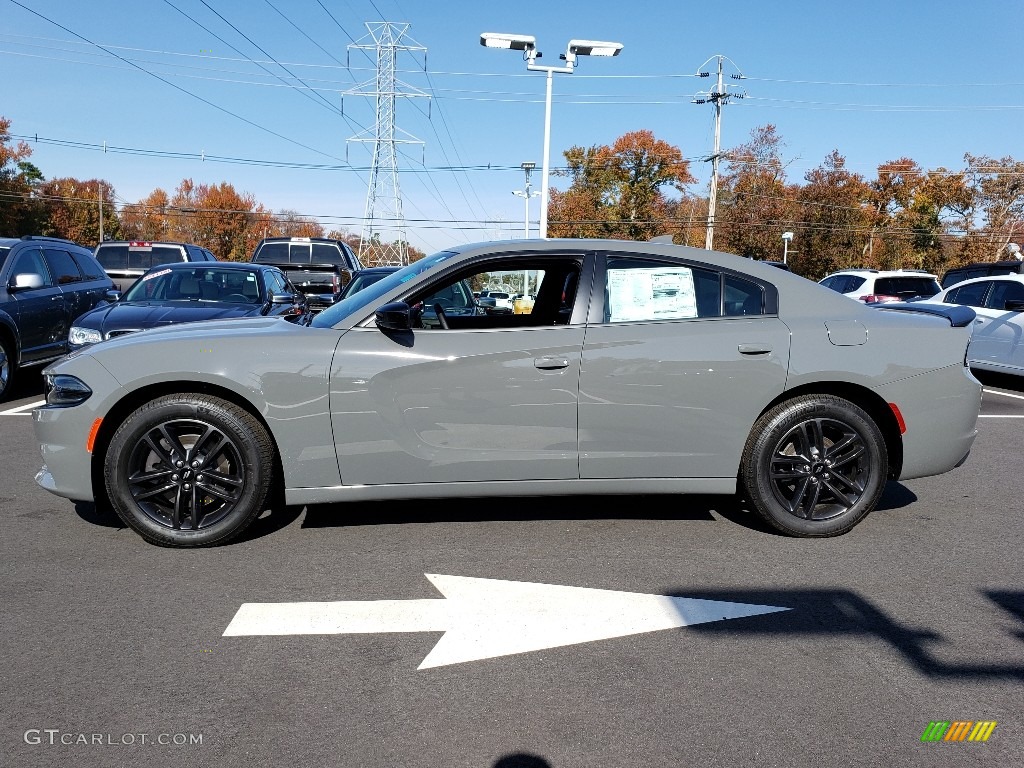 Destroyer Gray 2019 Dodge Charger SXT AWD Exterior Photo #130234405