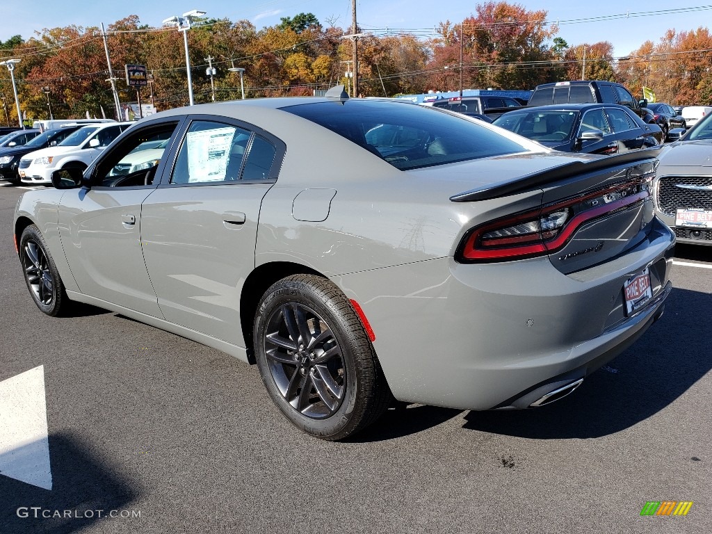 2019 Charger SXT AWD - Destroyer Gray / Black photo #4