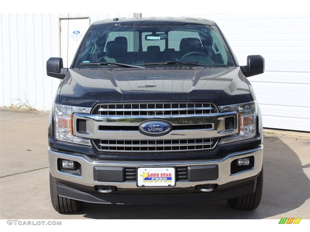 2018 F150 XLT SuperCrew 4x4 - Shadow Black / Earth Gray photo #2