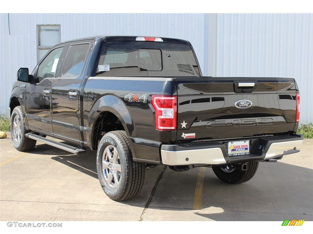 2018 F150 XLT SuperCrew 4x4 - Shadow Black / Earth Gray photo #5