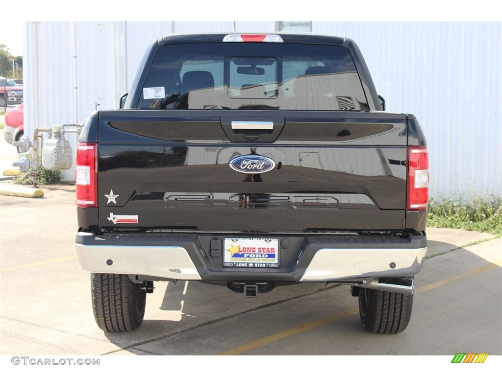 2018 F150 XLT SuperCrew 4x4 - Shadow Black / Earth Gray photo #6