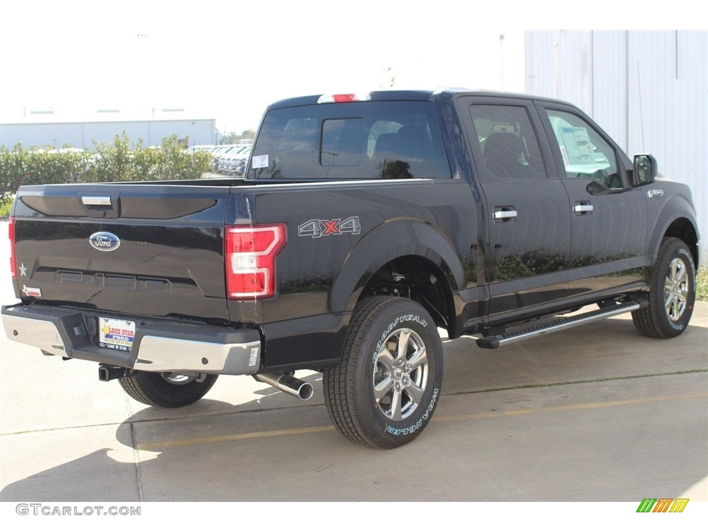 2018 F150 XLT SuperCrew 4x4 - Shadow Black / Earth Gray photo #7