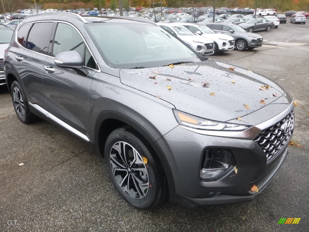 Machine Gray 2019 Hyundai Santa Fe Limited AWD Exterior Photo #130234765