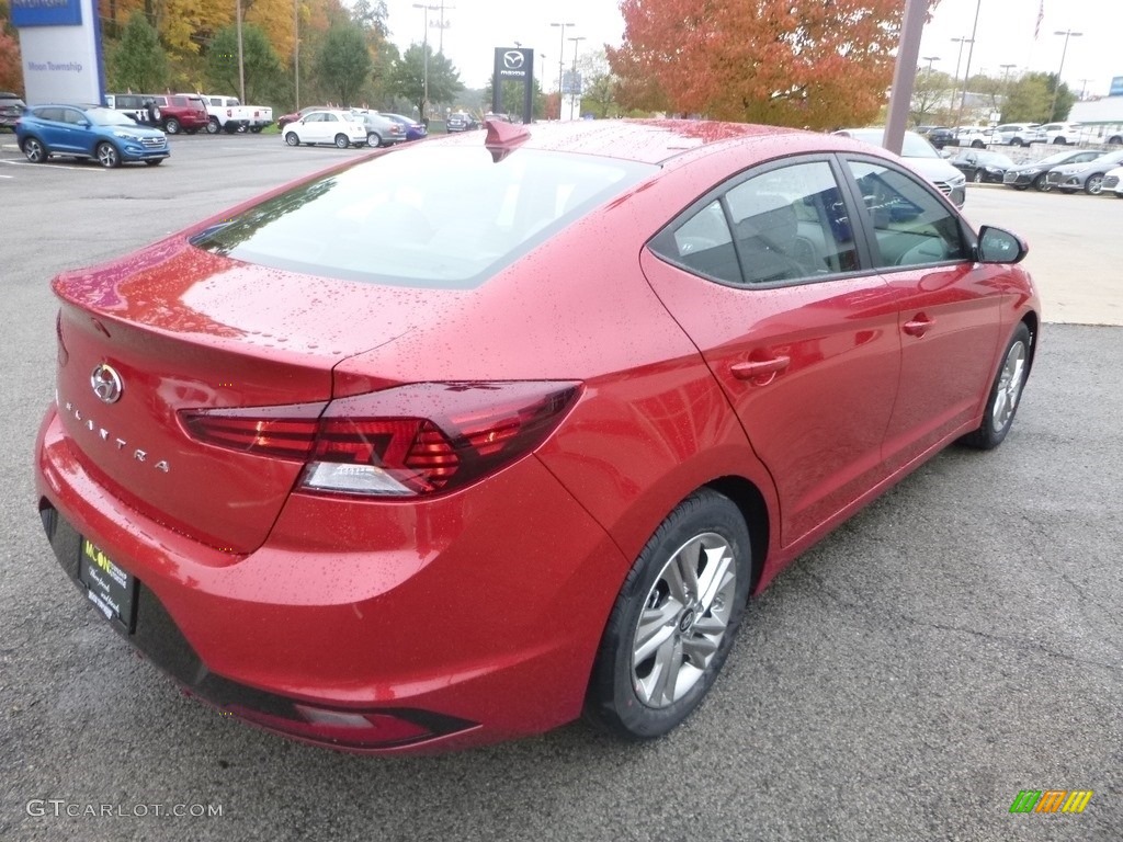 2019 Elantra Value Edition - Scarlet Red / Gray photo #2