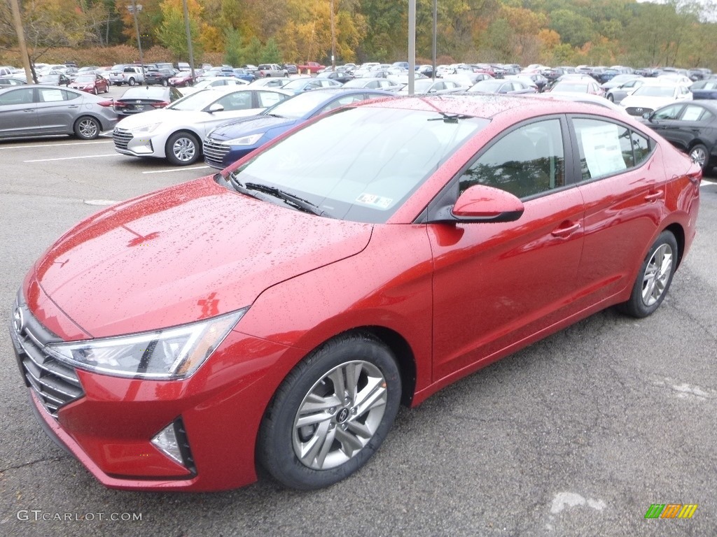 Scarlet Red 2019 Hyundai Elantra Value Edition Exterior Photo #130235146