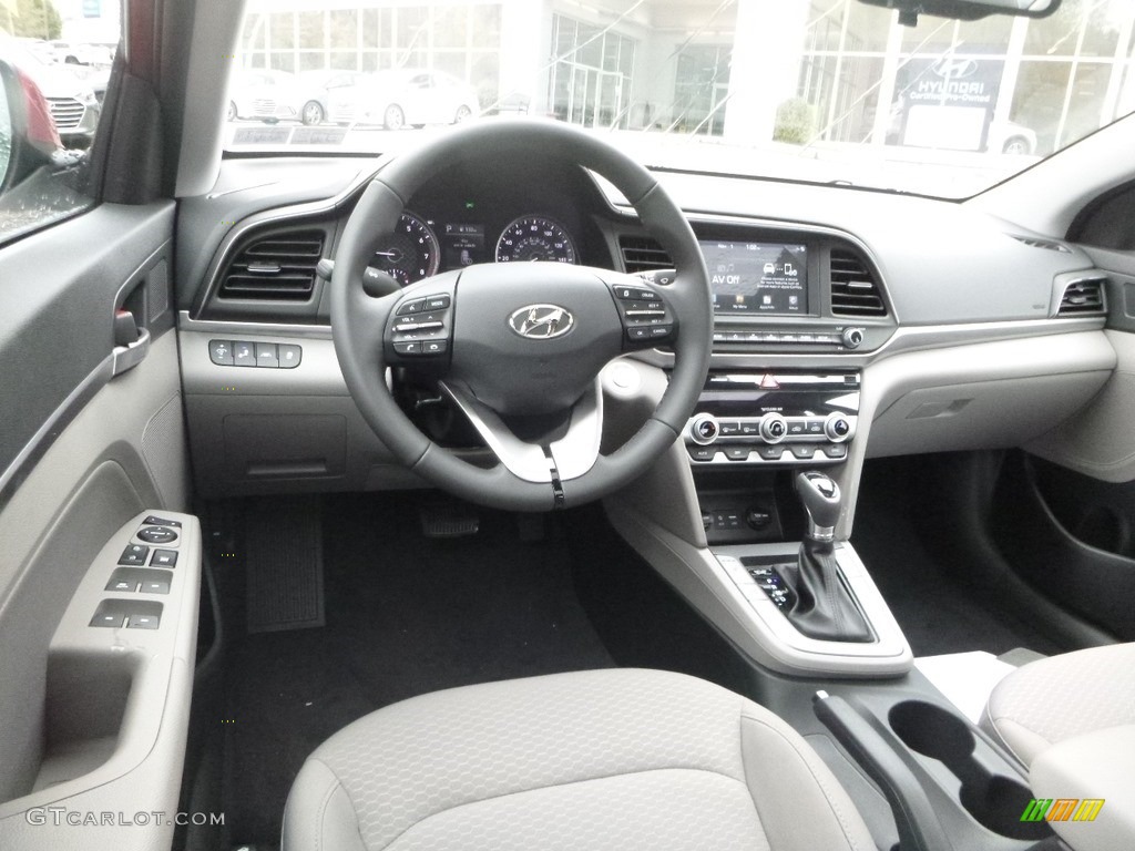 Gray Interior 2019 Hyundai Elantra Value Edition Photo #130235245