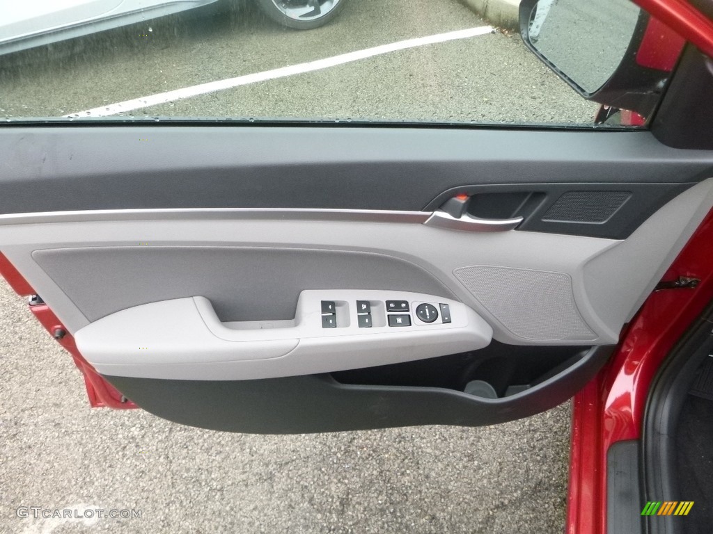 2019 Hyundai Elantra Value Edition Gray Door Panel Photo #130235266