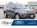 2018 Magnetic Metallic Ford Explorer XLT  photo #1