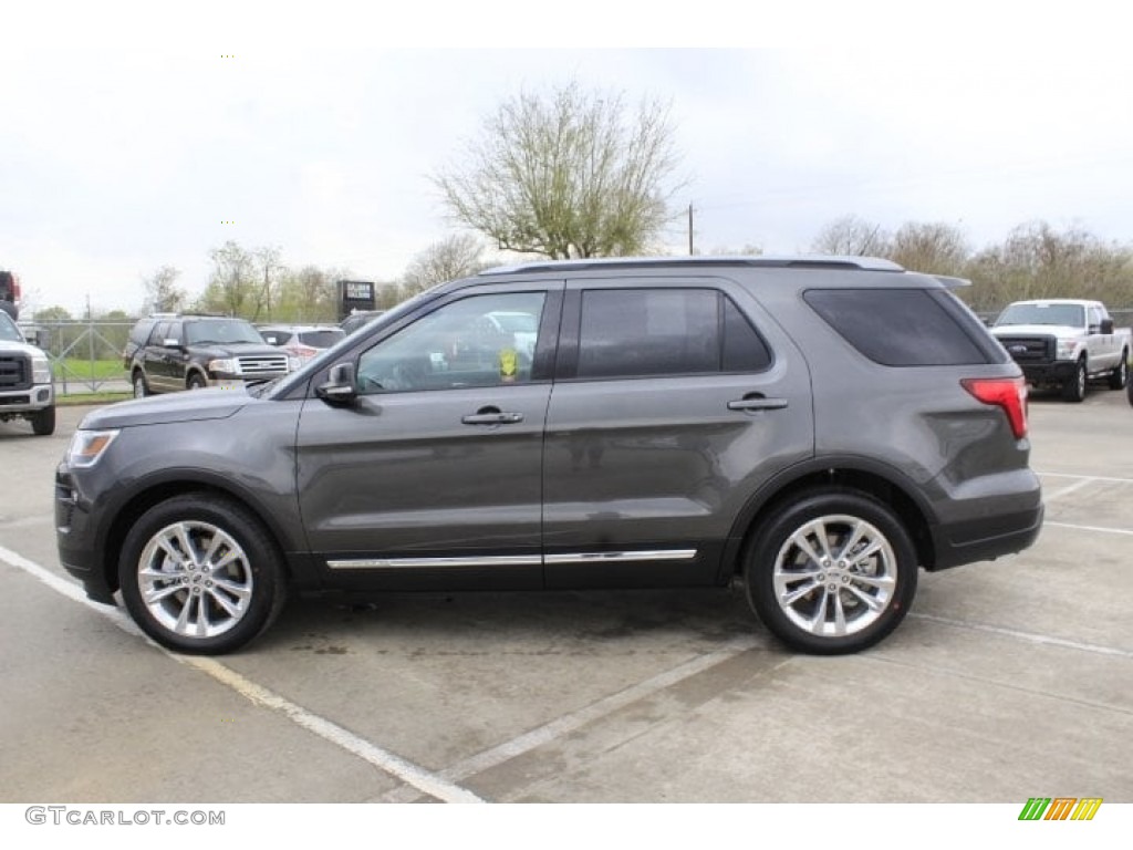 2018 Explorer XLT - Magnetic Metallic / Ebony Black photo #6