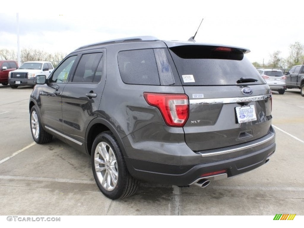 2018 Explorer XLT - Magnetic Metallic / Ebony Black photo #7