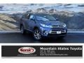 2019 Shoreline Blue Pearl Toyota Highlander SE AWD  photo #1