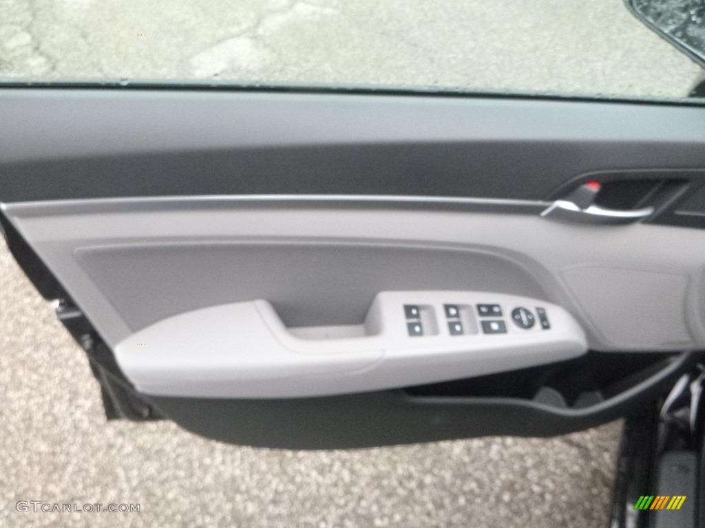 2019 Elantra Value Edition - Phantom Black / Gray photo #10