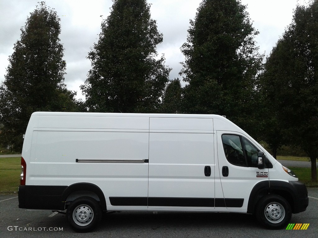 Bright White 2019 Ram ProMaster 3500 High Roof Cargo Van Exterior Photo #130235719