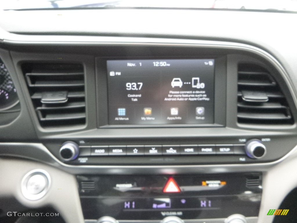 2019 Elantra Value Edition - Phantom Black / Gray photo #14