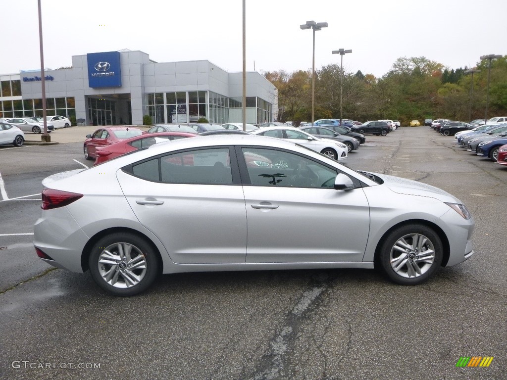 2019 Elantra SEL - Symphony Silver / Black photo #1