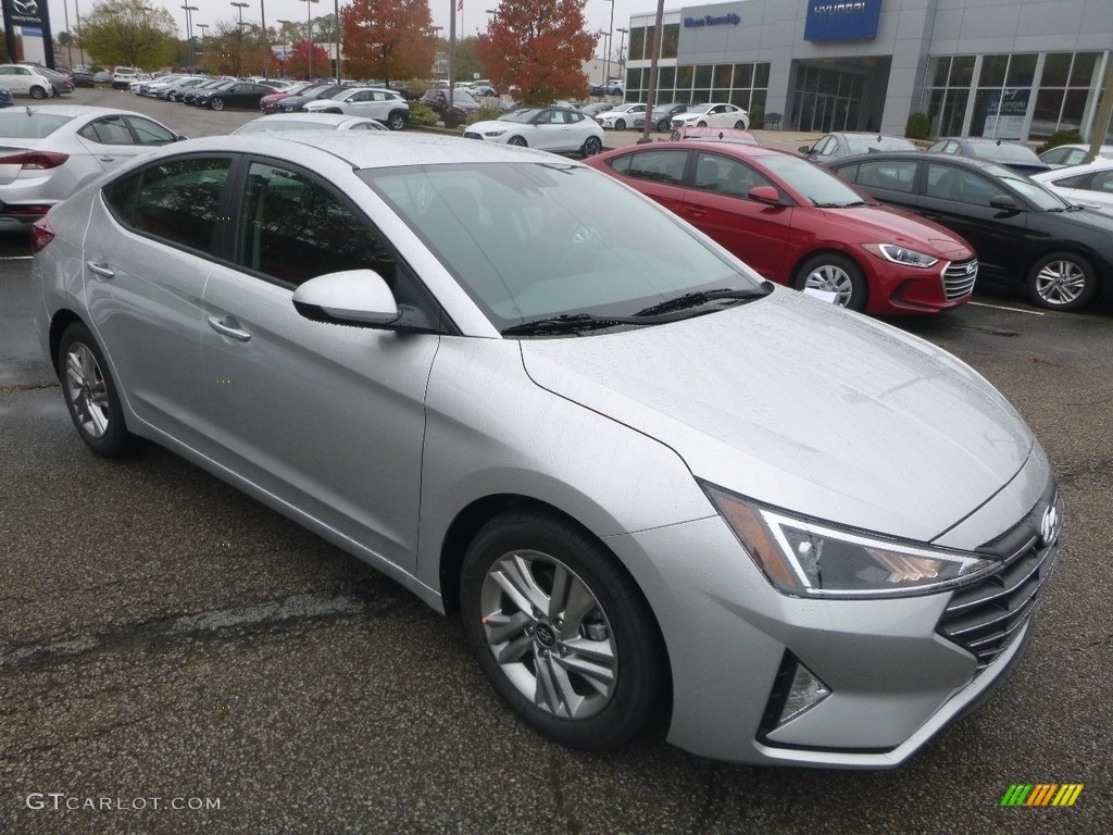 2019 Elantra SEL - Symphony Silver / Black photo #3