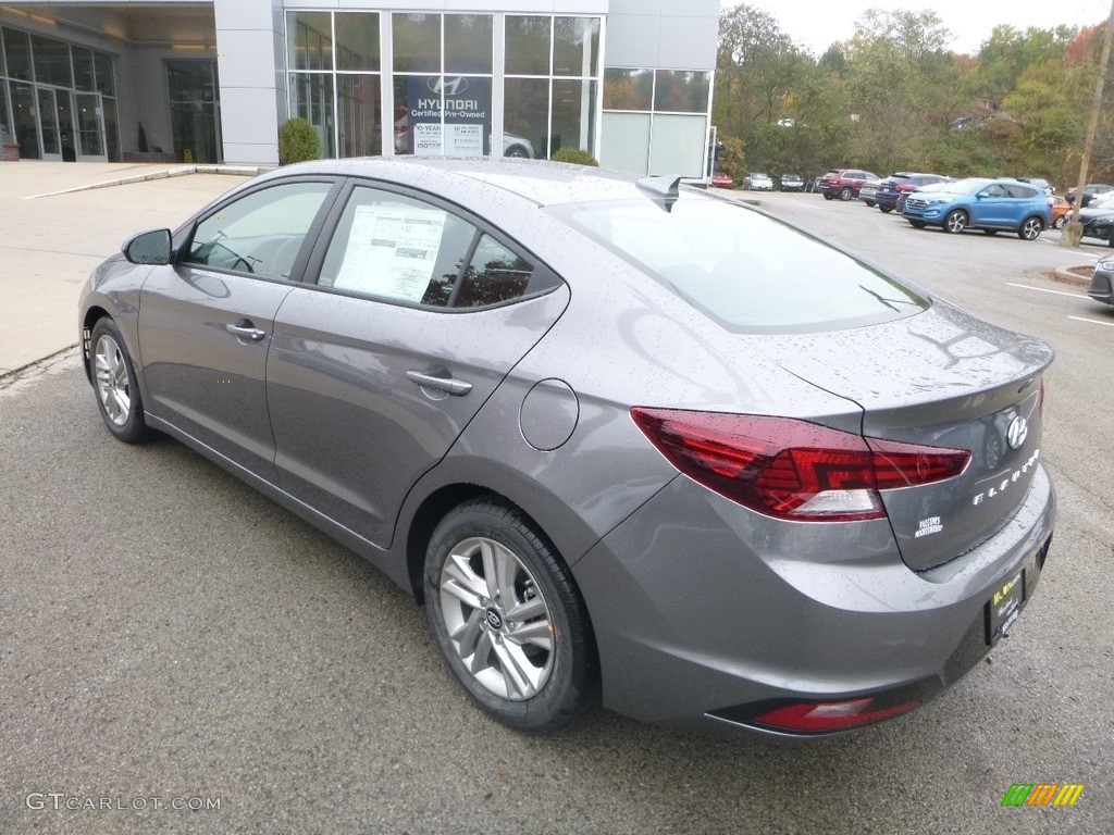 2019 Elantra SEL - Machine Gray / Black photo #6