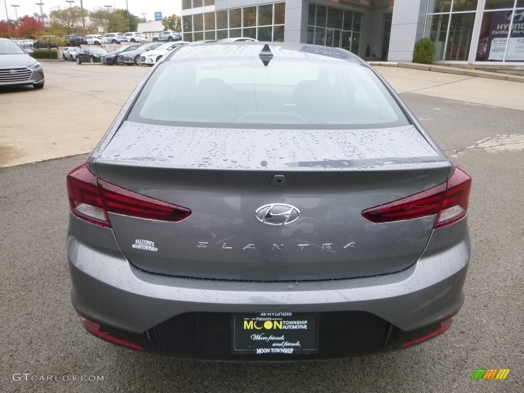 2019 Elantra SEL - Machine Gray / Black photo #7
